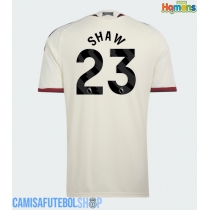Camisa de time de futebol Manchester United Luke Shaw #23 Replicas 3º Equipamento 2026-27 Manga Curta